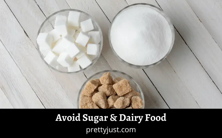 avoid Sugar Dairy food
