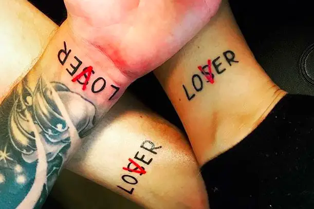 Placement for the Loser Lover Tattoo