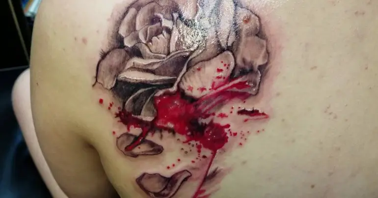 Falling Rose Petals Tattoo Meaning