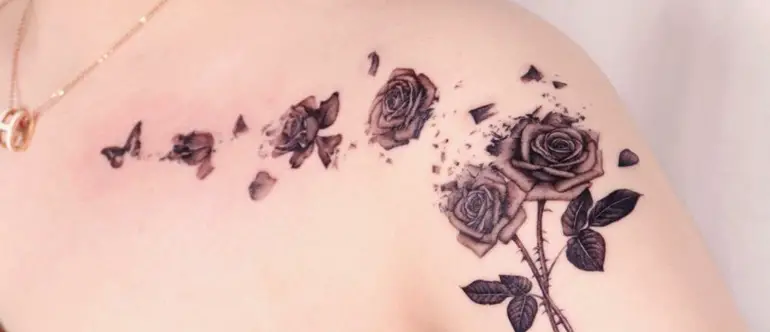 Why are Falling Rose Petals Tattoo Popular